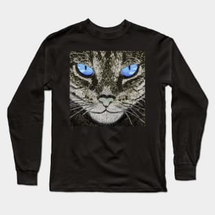 Blue eyed cat Long Sleeve T-Shirt